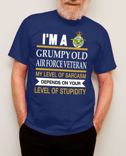 Grumpy Old Air Force Veteran T-shirt